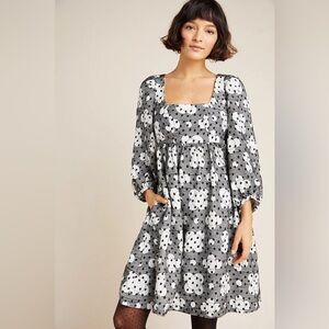 Anthropologie‎ Jane Textured Babydoll Dress